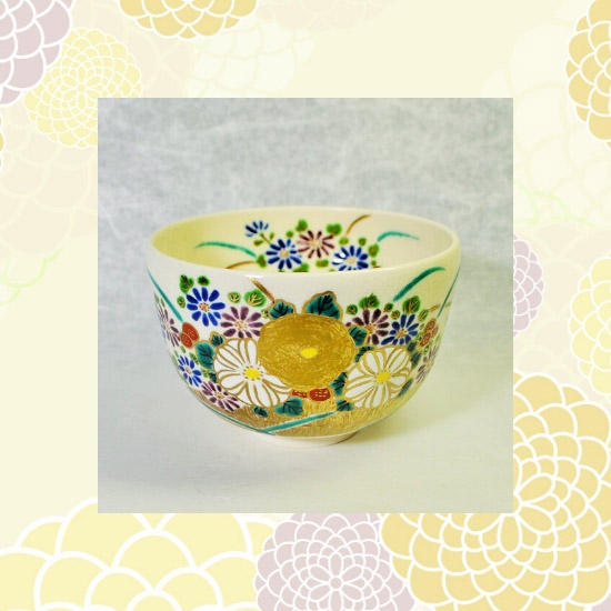 抹茶碗菊花のイメージ画像
